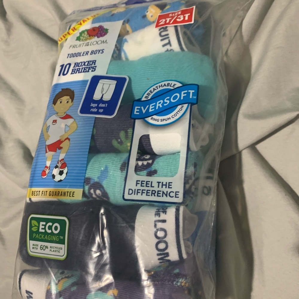 Fruit of the loom Toddler 2T|3T Boxer Briefs